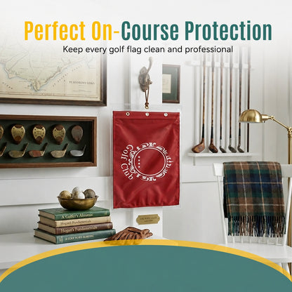 Lava Armor Golf Flag Protector – Premium Clear Protective Sleeve